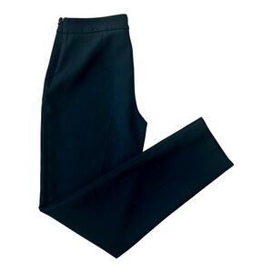 Hugo Boss Black Trousers Classic Straight-Leg, Black, Business Casual, Size 2